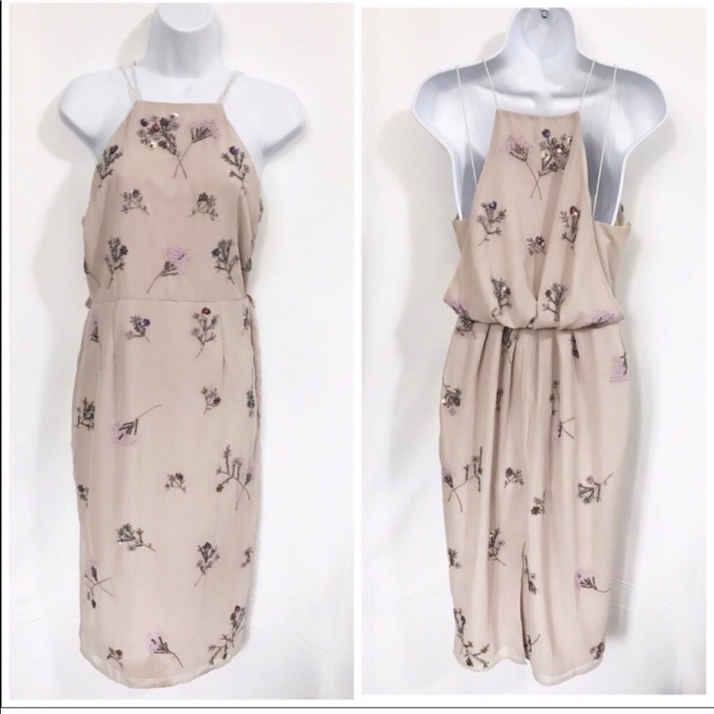 Asos Blush Midi Dress
